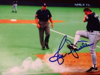 Lou Piniella Signed 4x6 Photo Chicago Cubs Auto