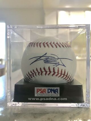 C.  J.  Wilson Signed Baseball - Psa/dna Cert X20085