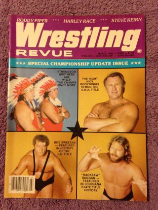 Wrestling Revue March 1983 - Nick Bockwinkel,  Harley Race,  Roddy Piper