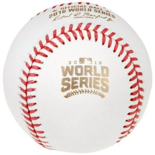 2016 World Series Rawlings Mlb Official Game Baseball Chicago Cubs Boxed