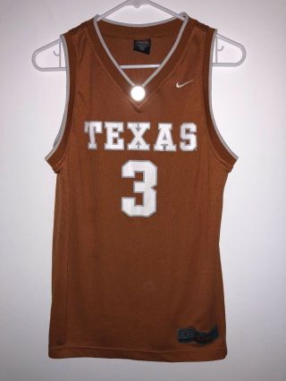 Nike Elite Authentic University Of Texas Longhorns Jersey Youth L/ 3 Basketball