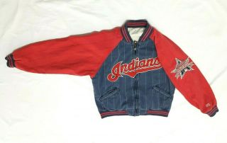 Vintage Mirage Mlb Cleveland Indians 1997 All Star Game Reversible Jacket M