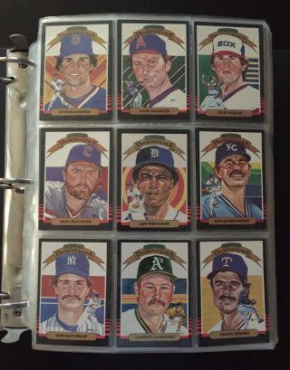 1985 Donruss Baseball Complete Set In Binder - Roger Clemens,  Kirby Puckett Rookie