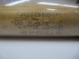 Vintage Rawlings Adirondack Wood Bat - Carlton " Pudge " Fisk Autograph Edition