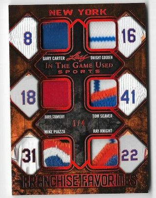 Gary Carter Tom Seaver Piazza Strawberry 2019 Leaf In The Game 