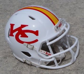 Kansas City Chiefs White Concept Speed Football Mini Helmet
