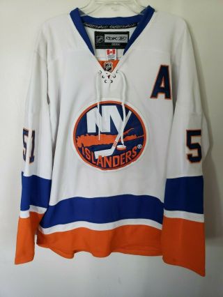 Reebok Ccm York Islanders Frans Nielsen 51 Hockey Jersey Mens 50 Xl