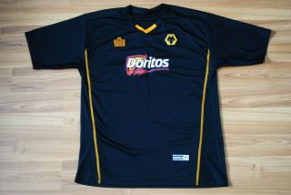 Wolverhampton Wanderers Football Shirt 2003 - 04 Away Jersey Wolves Fc Size Large
