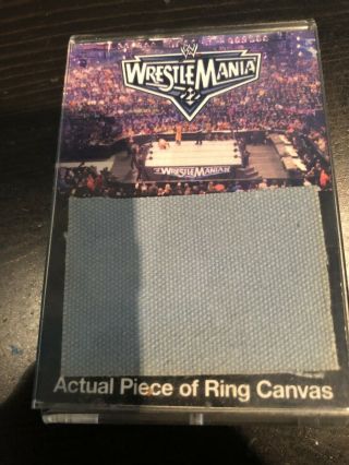 Wwe Wrestlemania 22 Authentic Ring Canvas 2006 Limited Edition 249 Of 4000