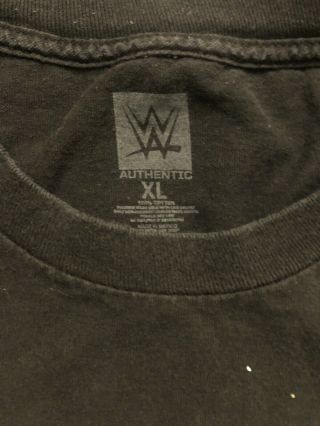 Men ' s WWE Authentic Wear Black ROMAN REIGNS T - Shirt Xl Roman Empire Believe That 3