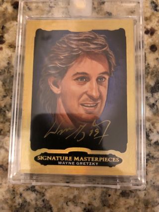 Wayne Gretzky Upper Deck Signature Masterpiece Autograph