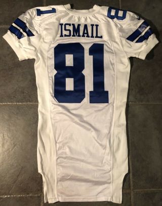 Dallas Cowboys Rocket Ismail 2000 Nike Game Issued Jersey Sz44 Landry Patch