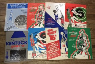 (8) Sweet Sixteen Kentucky High School Basketball State Tournament Programs