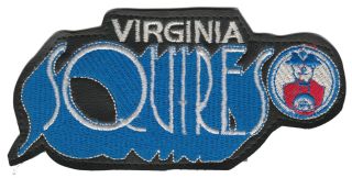 1971 - 73 Virginia Squires Aba Basketball Hardwood Classics 5 " Team Logo Patch