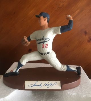Sandy Koufax Hand Signed Salvino Sports Legends Figurine 2259/2500