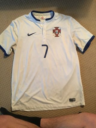 Nike Portugal 2014 Fifa World Cup Brazil Authentic Away Jersey