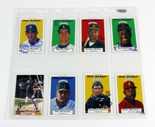 Vintage 1995 Old Judge T - 96 Series Signature Rookies Signed Cards - NO REPEATS 3