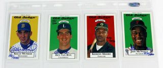 Vintage 1995 Old Judge T - 96 Series Signature Rookies Signed Cards - NO REPEATS 5