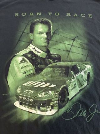 Dale Earnhardt Jr.  Born To Race 88 Men’s Dark Green T - Shirt - Xl