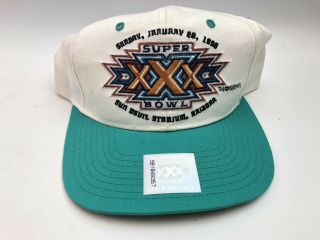 Vintage Nfl 1996 Superbowl Xxx Football Snapback Hat Cap