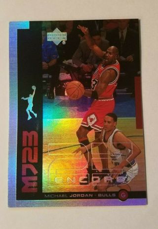1998 - 99 Upper Deck Encore Mj23 Michael Jordan Refractor Like Card M16