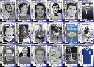 Birmingham City 1963 Football League Cup Final Winners Trading Cards