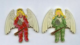 2 Little League Pins; Angel Astronauts From Nv 2