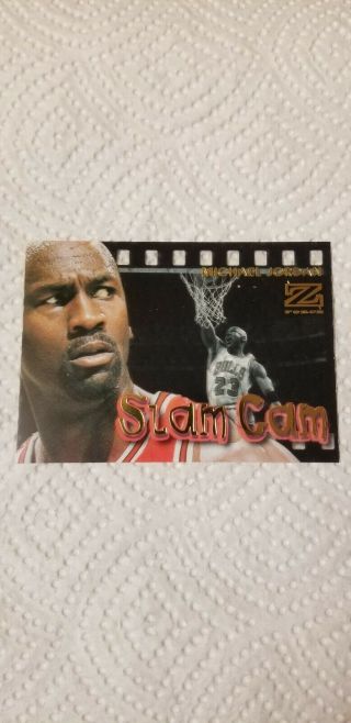 1997 - 98 Skybox Z Force Michael Jordan Slam Cam 5sc Insert