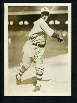 General Crowder 1929 Type 1 Official American League Press Photo Browns