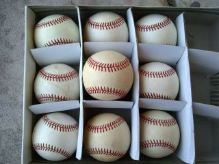 9 American League League Baseballs Bobby Brown 2