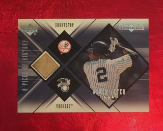 1999 Black Diamond A Piece Of History Game Bat Derek Jeter Card Sp $$
