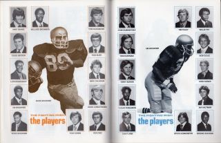 1976 Gator Bowl College Football program,  Notre Dame vs.  Penn St.  VG 3