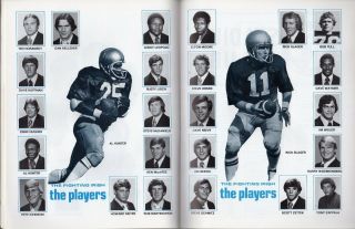 1976 Gator Bowl College Football program,  Notre Dame vs.  Penn St.  VG 4