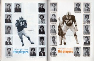 1976 Gator Bowl College Football program,  Notre Dame vs.  Penn St.  VG 8