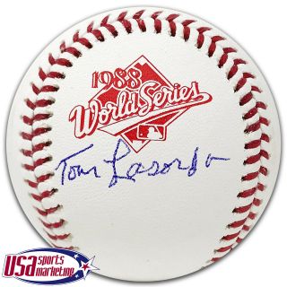 Dodgers Tom Tommy Lasorda Signed Autographed 1988 World Series Baseball Jsa Auth