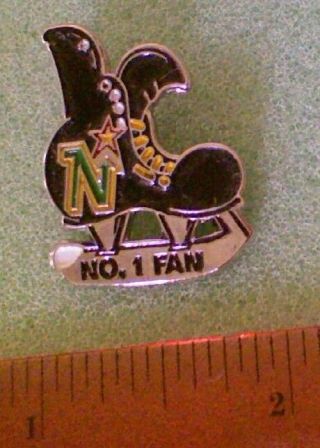 Hockey Pin - Minnesota North Stars No.  1 Fan Skate