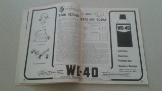 1966 SAN DIEGO CHARGERS VS.  BUFFALO BILLS AFL PICTORIAL FOOTBALL PROGRAM 4