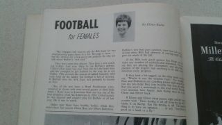 1966 SAN DIEGO CHARGERS VS.  BUFFALO BILLS AFL PICTORIAL FOOTBALL PROGRAM 7
