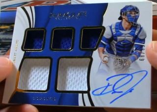 2019 Panini Immaculate 5x Patch Jersey On Card Auto Danny Jansen 68/99