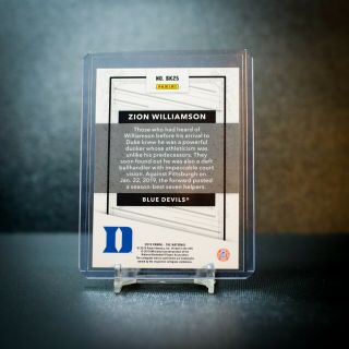 2019 Panini The National ZION WILLIAMSON RC Rookie /40 - Explosion Prizm 07/40 2