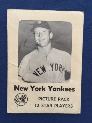 Vintage York Yankees Picture Pack - 12 Star Players.  Mantle,  Berra