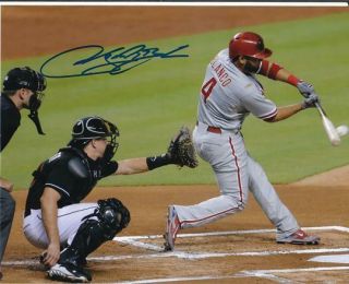 Andres Blanco Autographed Signed 8 X 10 Photo Philadelphia Phillies