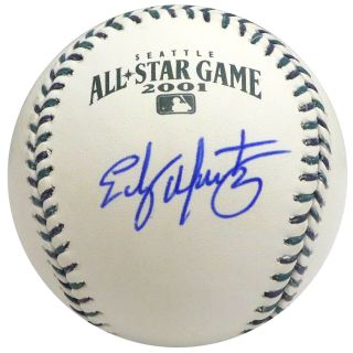 Edgar Martinez Autographed 2001 All Star Game Baseball Mariners Psa/dna P38016