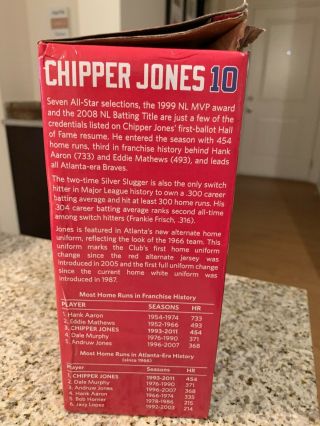 Chipper Jones Farewell 2012 Season Retirement Atlanta Braves SGA Bobblehead 6
