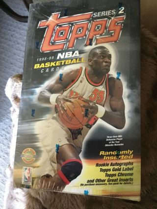 1998 - 99 Topps Factory Series 2 Basketball Hobby Box Dirk Nowitzki Rc?