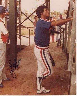 Bucky Dent Texas Rangers Signed Autographed 8x10 W/