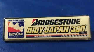 Indycar Indy Japan 300 Indy Racing League Souvenir Event Pin Twin Ring Motegi