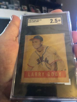 1948 Leaf Larry Doby Graded Good 2.  5. 3
