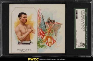 1888 N43 Allen & Ginter World Champion Patsey Duffy Pugilist Sgc 4 Vgex (pwcc)