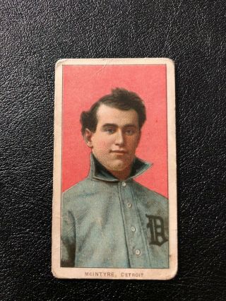 1909 - 11 T206 Piedmont 350 Matty Mcintyre Card Detroit